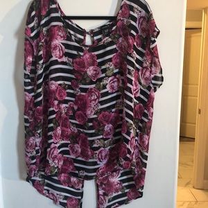 Torrid 1x sheer top